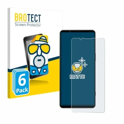 Abbildung von BROTECT Entspiegelungs Schutzfolie für Sony Xperia 1 VI (6 Stück) Matte Displayschutz Folie, Anti Reflex, Fingerprint