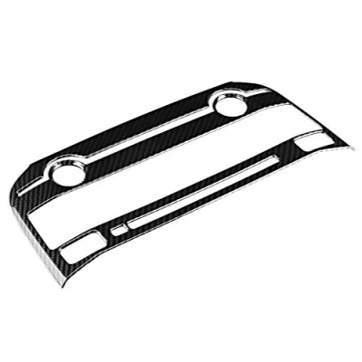 Abbildung von KSTE carbon Rahmen Trim, Auto Faser Klimaanlage Center Mode Taste Trim Zubehör Fit jaguar xe