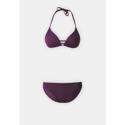 Abbildung von Bruno Banani Triangle Alexa SET Bikini, Damen, Größe: 34xB, Bordeaux