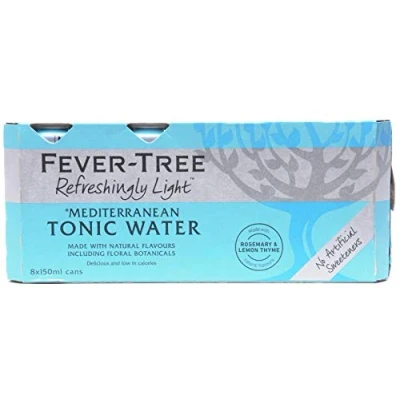 Abbildung von Fever Tree Mini Dosen (mediterranes Tonic Water, 2 x 8 150 ml)