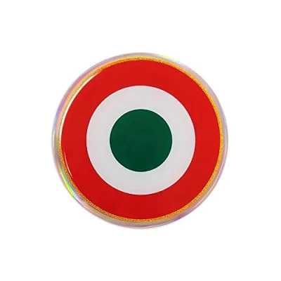 Abbildung von 4R Quattroerre.it 14123 3D Aufkleber Kokarde Italien