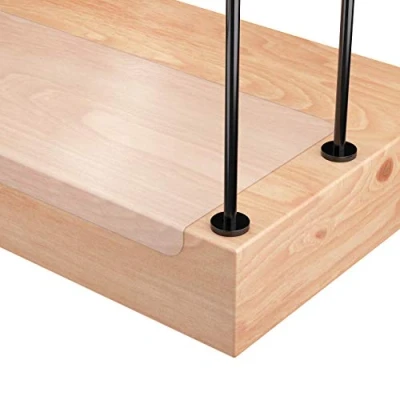 Abbildung von Stufenmatte Treppenschutz Folie transparent und selbstklebend, sossai®, Rechteck, 20 x 65 cm, 15St.