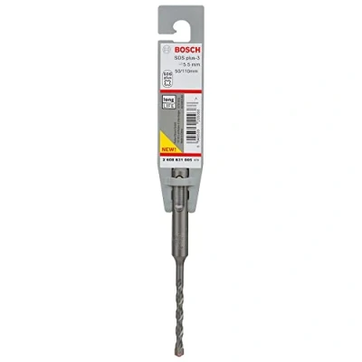 Abbildung von Bosch Accessories Professional Hammerbohrer SDS plus 3 (für Beton, 5,5 x 50 110 mm, Zubehör Bohrhammer)