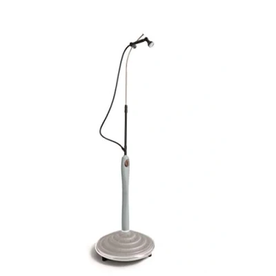 Abbildung von GF GARDEN, Solardusche Sunny Style Premium, Gartendusche, Swimmingpool, für den Außenbereich, ideal auch Urlaub und Camping, mit Mischer warmes kaltes Wasser, Farbe Taubengrau