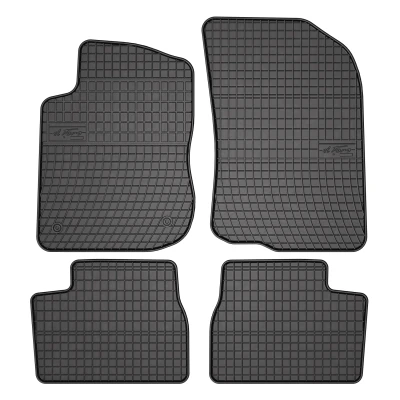 Abbildung von FROGUM 0640 Fußmattensatz Gummi vorne und hinten 4 schwarz Maßgefertigt PEUGEOT: 208 I Schrägheck, 2008 Kombi