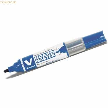 Abbildung von 10 x Pilot Whiteboardmarker V Board Master Fein 1,7mm Rundspitze blau