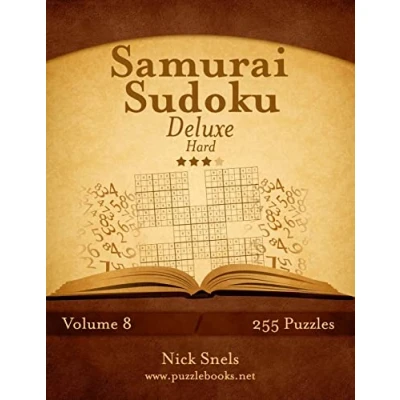 Abbildung von Samurai Sudoku Deluxe Hard Volume 8 255 Logic Puzzles