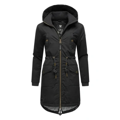 Abbildung von Ragwear Crescend Wintermantel, Damen, Größe: XS, Black