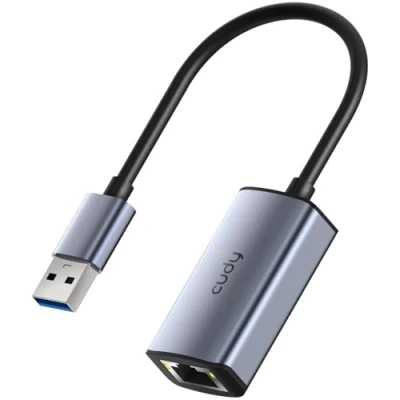 Abbildung von Cudy USB A Ethernet Adapter, 3.0 Gigabit Netzwerkadapter, Aluminium RJ45 LAN Internet Treiberfrei, Kompatibel Mit Switch, MacBook, XPS, UE10A