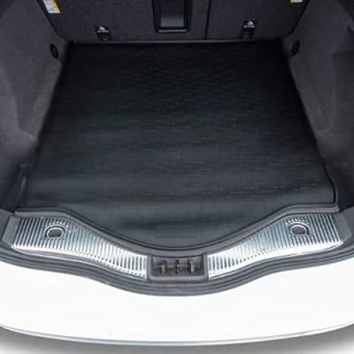 Abbildung von Travall Kofferraumwanne Kompatibel Mit Ford Mondeo Kombi (2014 Jetzt) Premium Auto spezifische Kofferraummatte wasserdicht schwarzer Gummi für jedes Wetter hundefreundlich