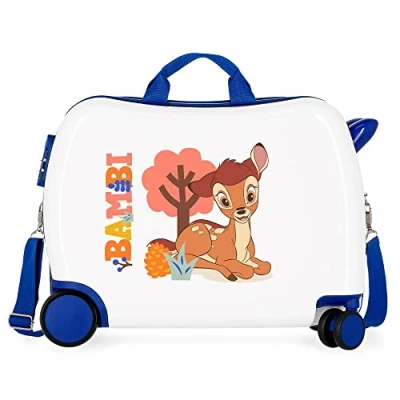 Abbildung von Disney Bambi Kinderkoffer, Mehrfarbig, 50 x 39 20 cm, Hartplastik, seitlicher Kombinationsverschluss, 34 l, 1,8 kg, 4 Räder