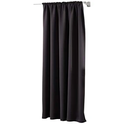 Abbildung von Gardine, Woltu, (1 St), blickdicht, Blickdicht mit Kräuselband für Schiene, 250 g/m²