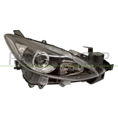 Abbildung von PRASCO MZ3324813 Scheinwerfer rechts H11 mit Stellmotor für LWR MAZDA: 3 Schrägheck, Limousine