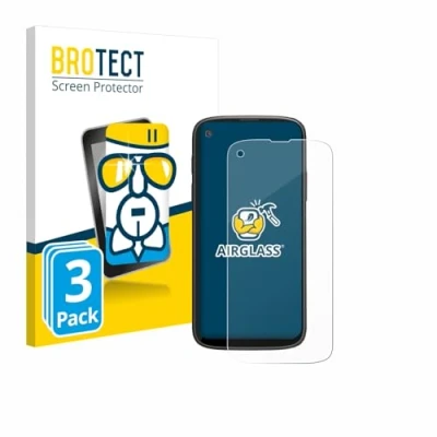 Abbildung von BROTECT Schutzglas für Unihertz Jelly Max (3 Stück) Schutzfolie Panzer Folie Glas [Extrem Kratzfest 9H, Anti Fingerprint, Ultra Transparent]
