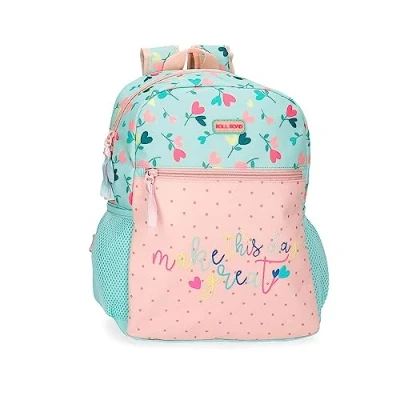 Abbildung von ROLL ROAD Queen of Hearts Rucksack, mehrfarbig, 27 x 33 11 cm, Polyester, 9,8 l, bunt, Talla única, Tagesrucksa