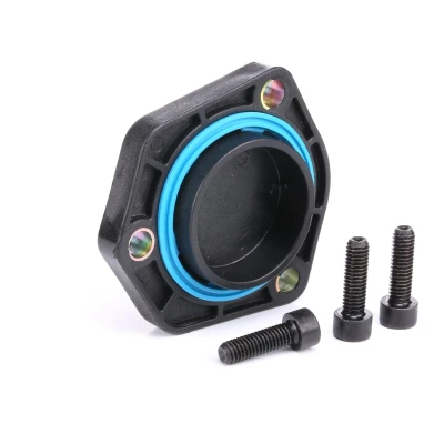 Abbildung von VAICO V10 2638 Ölwannendichtung Kunststoff mit Schrauben, Dichtring, Bohrung für Ölstandsensor EXPERT KITS + VOLKSWAGEN: Tiguan I, Passat CC