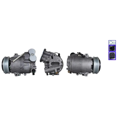 Abbildung von DRI 700511225 Kompressor PAG 46 YF R 1234yf mit Dichtungen OPEL: Insignia A Schrägheck, Zafira C Tourer, Meriva B