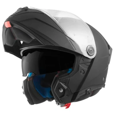 Abbildung von Bogotto FF404 Solid Klapphelm, schwarz matt, M