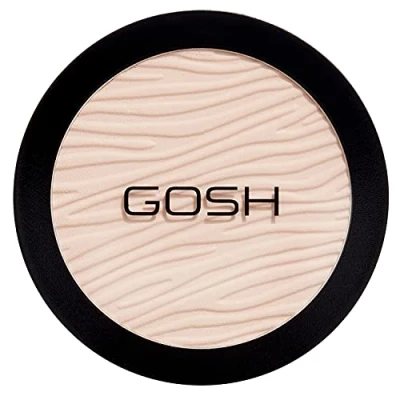 Abbildung von GOSH Dextreme High Coverage Powder I veganer Puder für alle Hauttypen mattierend &amp; langanhaltend einen makellosen Teint kein Maskeneffekt verdeckt Unreinheiten 004 Natural