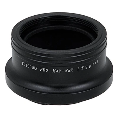 Abbildung von Fotodiox Pro Lens Mount Adapter Compatible with M42 Type 2 Lenses on Sony E Cameras