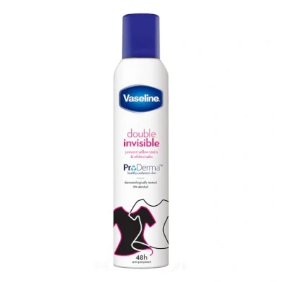 Abbildung von Vaseline Double Invisible Anti Transpirant für Damen 250 ml 48h Sweat Protection &amp; Long lasting Freshness