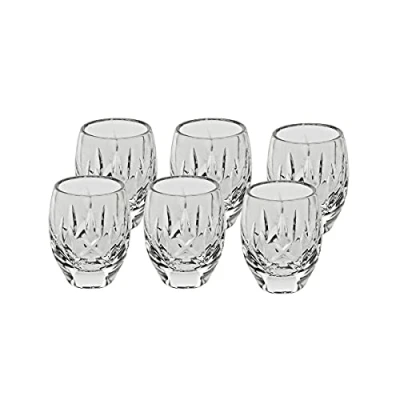 Abbildung von CRISTALICA Wodkaglas Likörglas Schnapsglas 6er Set 50ml H 6cm Transparent Kristallglas