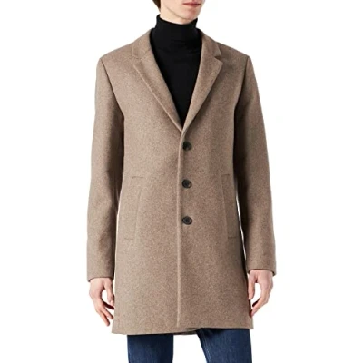 Abbildung von Jack &amp; Jones Jjemoulder COAT Klassischer Mantel, Herren, Größe: Small, Greige