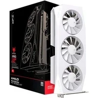 Abbildung von XFX Mercury AMD Radeon RX 9060XT OC White Gaming Edition with 16GB GDDR6 HDMI 2xDP, RDNA 4 96TMERCW9