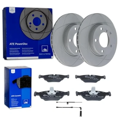 Abbildung von ATE PowerDisc Bremsscheiben 286mm + Beläge vorne passend für 3er E46 Z4 E85
