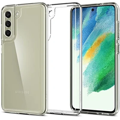 Abbildung von Spigen Ultra Hybrid Hülle Kompatibel mit Samsung Galaxy S21 FE 5G Crystal Clear