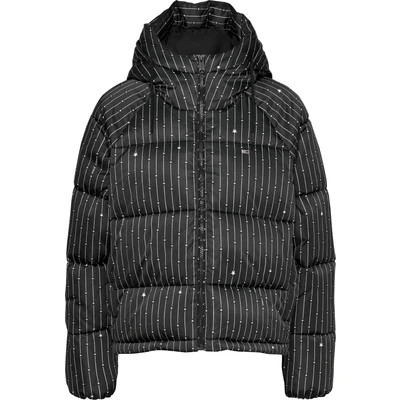 Abbildung von Tommy Jeans Aspen Puffer Winterjacke, Damen, Größe: Small, Black mountain