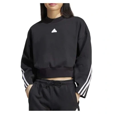 Abbildung von adidas Sportswear Future Icons Three Stripes Sweatshirt, Damen, Größe: Small, Black