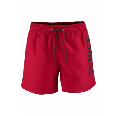 Abbildung von Venice Beach Badeshorts, Herren, Größe: XXL, Rot