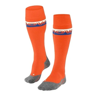 Abbildung von Falke KNIE Intermediate Kniestrümpfe, Herren, Größe: 39 41, Flash orange