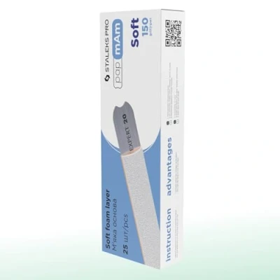 Abbildung von Weiße SOFT Wechselfeilenblätter STALEKS EXPERT papmAm DFCE 20 150/25w, Körnung 150 gr