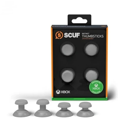 Abbildung von SCUF Controller für Xbox One, One Game Controller, Dual Vibration Joystick Ergonomie Gamepad mit 3.5mm Audio Jack Joypad X086 504 601 01 012 NA Hellgrau