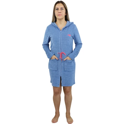 Abbildung von KangaROOS Damenbademantel &quot;Kira&quot;, (1 St.), mit Bindekordel, kurz, Bademäntel für Damen, XS 3XL