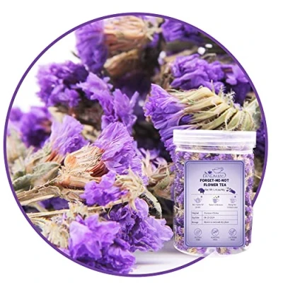 Abbildung von LWXLJMJZC Teeblumen Vergissmeinnicht Blumentee, Getrockneter Natürlicher Myosotis Sylvatica Kräutertee 40g