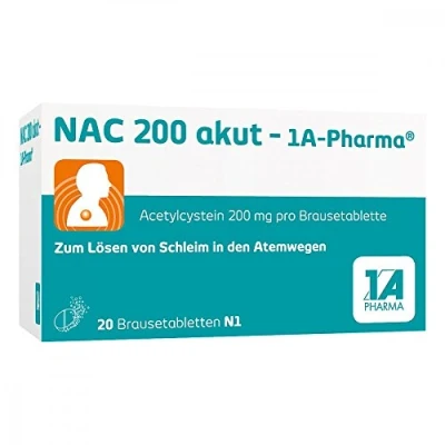 Abbildung von NAC 200 Akut 1 A Pharma Brausetabletten 20 St