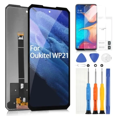 Abbildung von ARSSLY Bildschirm für Oukitel WP21/WP21 Ultra LCD Display Touchscreen Digitazer Assembly Ersatz mit Reparaturwerkzeug Set (6,78 Zoll, Schwarz)