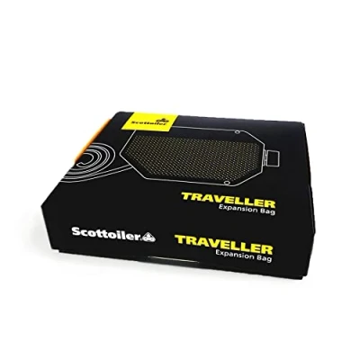 Abbildung von Scottoiler SO 4150 Traveller Erweiterungstasche Motorrad Kettenöler zur Erweiterung des Reservoirs