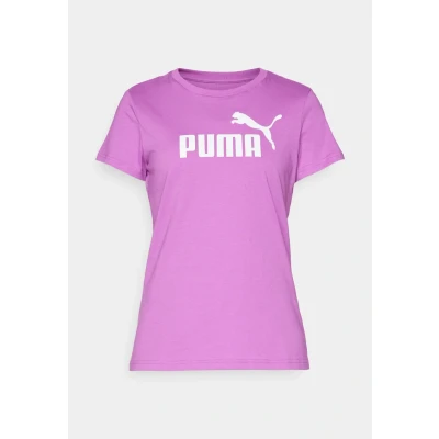 Abbildung von Puma ESS No. 1 Logo T Shirt Damen Mit Print Wild Berry Größe: M
