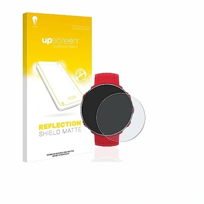 Abbildung von upscreen Entspiegelungs Schutzfolie für Polar Vantage M Displayschutz Folie Matt [Anti Reflex, Anti Fingerprint]