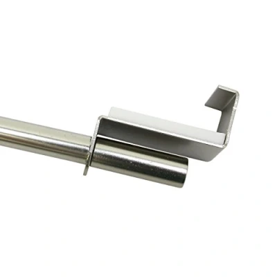 Abbildung von Scheibenstange Spannvitrage, GARDINIA, Ø 9 mm, 1 läufig, ausziehbar, ohne Bohren, geklemmt, Metall, Serie Spannvitrage 7/9 mm