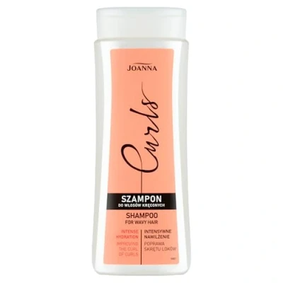 Abbildung von Joanna Locken Shampoo 300 ml Feuchtigkeitsshampoo Haarshampoo Naturlocken für welliges und lockiges Haar Produkte mit Reis Aminosäuren natürliche Lockenpflege