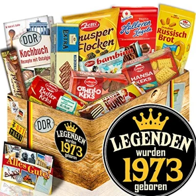 Abbildung von Kekse Geschenk verpacken/DDR Set/Legenden 1973 / Geschenkbox
