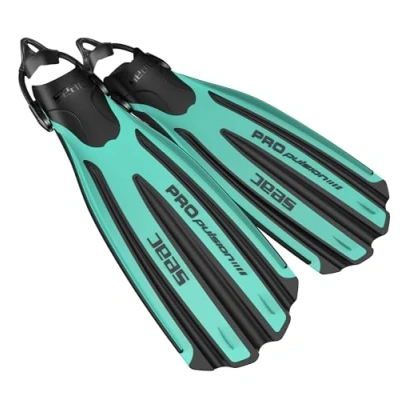 Abbildung von Seac Propulsion S, Taucherflossen, Sling Strap, offenes Fußteil, High Performance (Made in Italy), Tiffany, 43/45