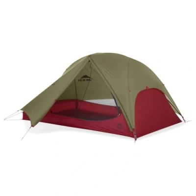 Abbildung von MSR FreeLite 2 Person Ultralight Backpacking Tent Green/Red
