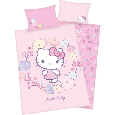 Abbildung von Hello Kitty Babybettwäsche &quot;Hello Kitty&quot;, GOTS zertifiziert nachhaltig aus Bio Baumwolle