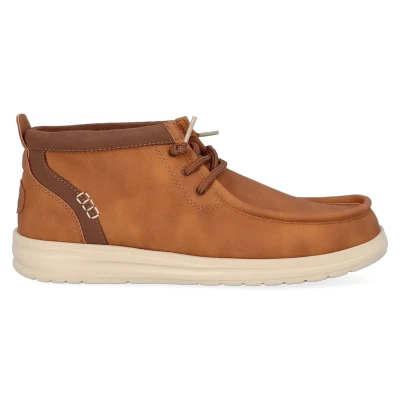 Abbildung von HEYDUDE Halbschuhe Herren Wally Mid GripR Classic Cognac 48 Nubuk
